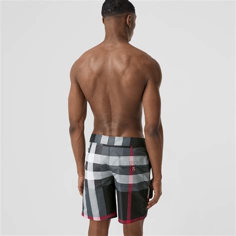 mens burberry swimming shorts|wearing burberry shorts men.